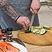 Chef Knife Premium Japanese AUS8 Steel - Professional 8 inch Kitchen Chefs Knife Set - Durable, Rust-Proof Stainless Steel Sharp Blade with Solid Pakka Wood Handle in Elegant Magnetic Gift Box