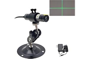 520nm Green Light Cross Module Focusable Locator Generator Placement Position Guide for Cloth Fabric Heat Press Screen Printi