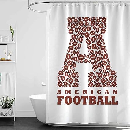 Amazon Com Tim1beve Shower Stall Curtains Letter A First Letter