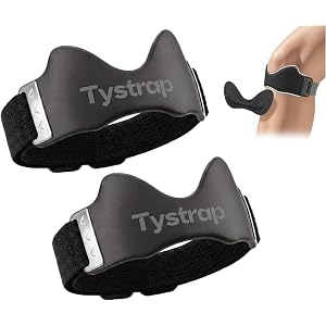 Tyiiplus Tystrap Precision Knee Strap, Breathable Lock-Point Pad for Running & Fitness，2Pcs