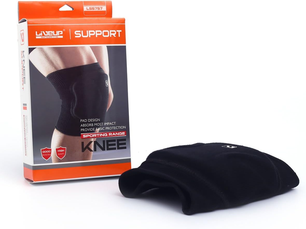 Liveup SPORTS Knee Pad Sleeves, Knee Protective Compression Wear for  Basketball Black LS5757 S size: Amazon.co.uk: Sports & Outdoors