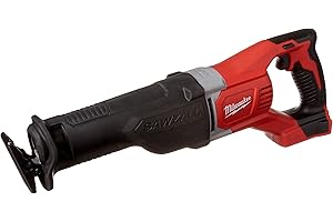 Milwaukee 2621-20 M18 18V Lithium Ion Cordless Sawzall 3,000RPM Reciprocating Saw with Quik Lok Blade Clamp and All Metal Gea