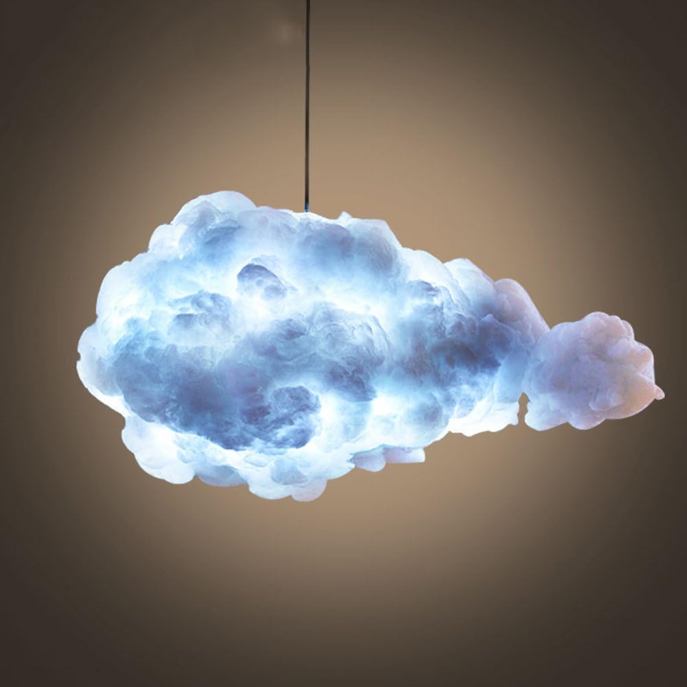 Chandeliers,Decorative Chandeliers led Floating Cloud Lights Decorative Clouds Chandelier Personality Creative White Clouds Simple Fashion-A