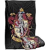 Harry Potter Gryffindor Crest Black Silky Touch Super Soft Throw Blanket 36" x 58",Gryffindor Crest