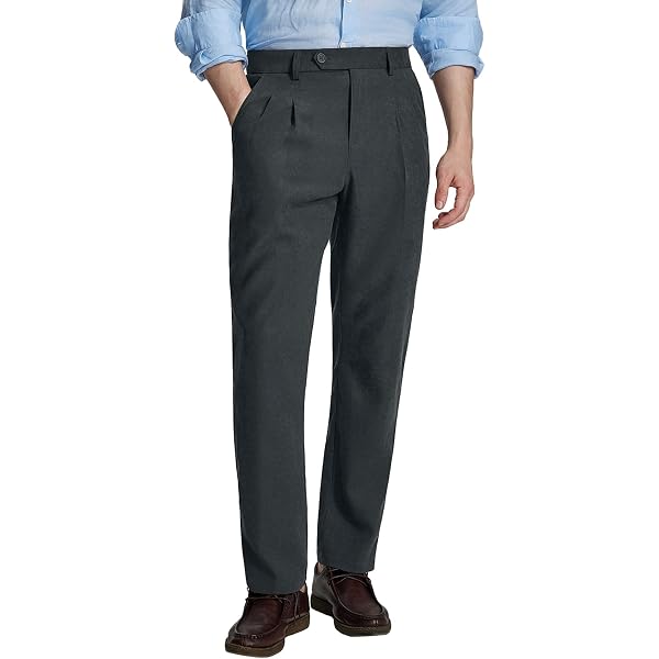 men's triple-pleated dress slacks Men's Big & Tall Westport 1989 Pleated Wool Blend Dress Pants Brown / 54" / REG
