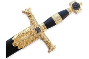 Vulcan Gear 33" Medieval Crusader Sword with Scabbard Series Choose Your Style
