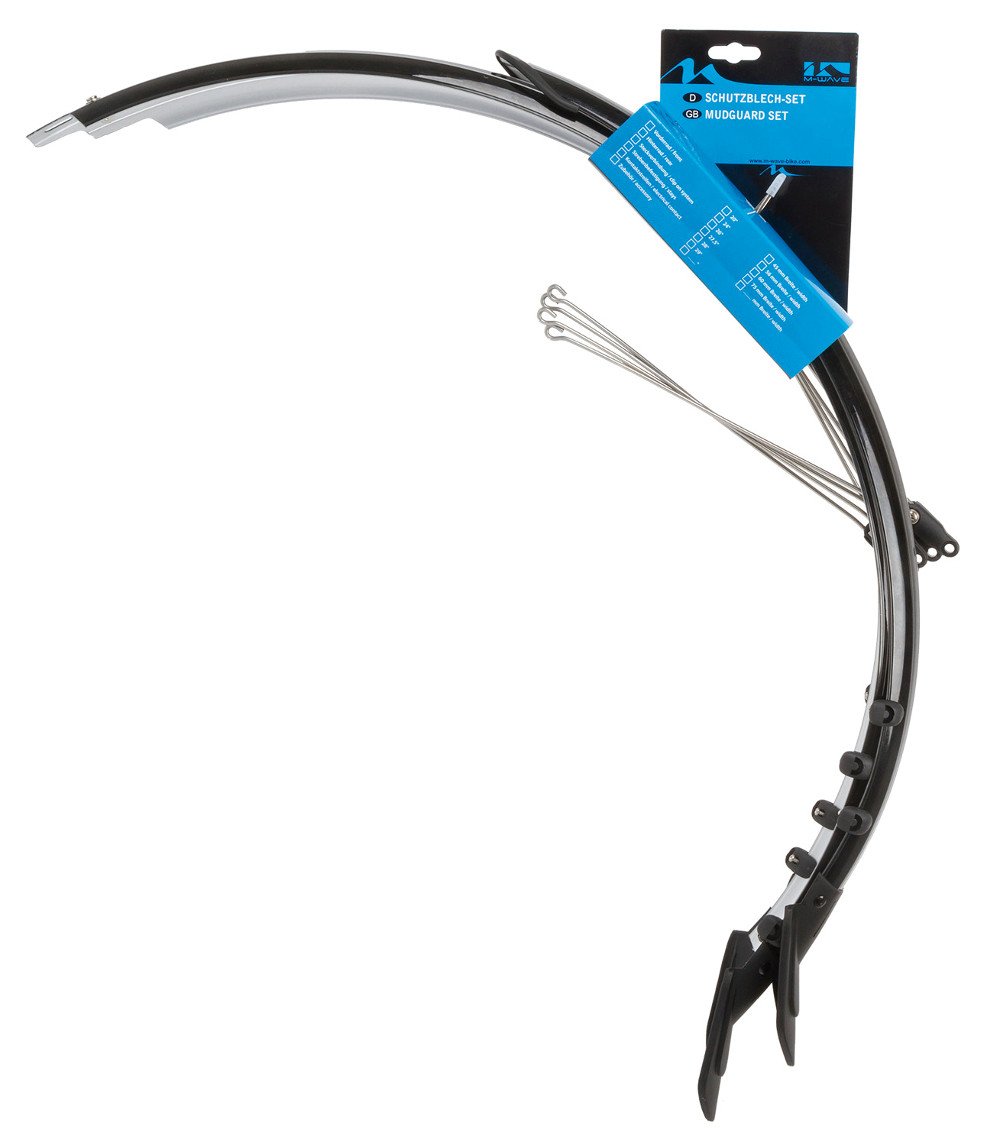 M-WAVE Unisex Adult MS29B Mudguard Set - Black
