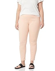 Amazon Essentials Women's Mid-Rise Stretch Pull-On