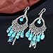 Beaded Tassel Dangle Earrings Vintage Retro Boho Chandelier Earrings For Women