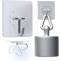 LOT DE 30 Crochets Muraux Autocollants Transparents