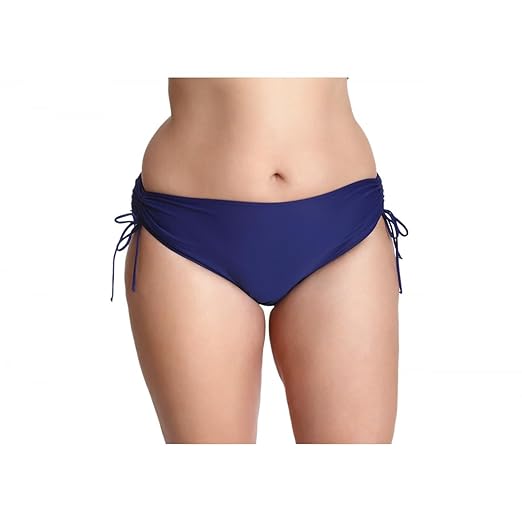 Aquarti Damen Bikinihose mit Raffungen Bikinislip Panty