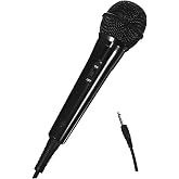TOYANDONA Corded Microphone for Live Streaming and Karaoke Durable Handheld Mic with High-Fidelity Sound Quality for Recording Public Speaking and Performances