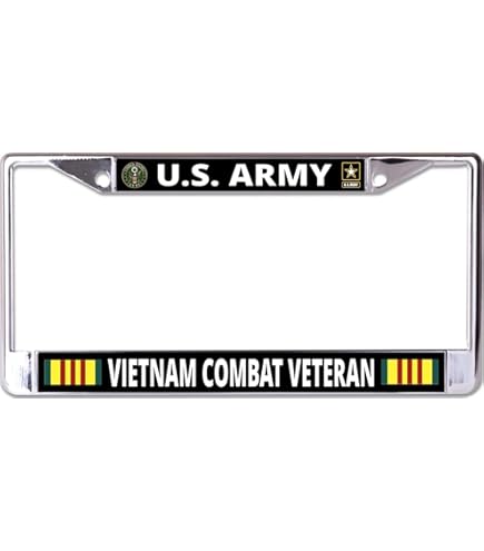 Army License American Flag Patriotic Embossed Aluminum Automotive License Plate. Made In The USA - Our Future Nation Us Army License Plate - Foto 6