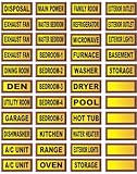 Electrical Circuit Breaker Waterproof Decal Labels