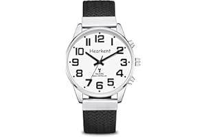 Hearkent Talking Watch for Visually Impaired and Seniors, Large Numbers, Voice Speak Watch for Blind and Elderly, with Clear American Accent