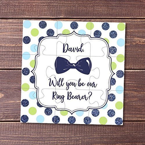 "Will You Be Our Ring Bearer Invitation" Puzzle Gift