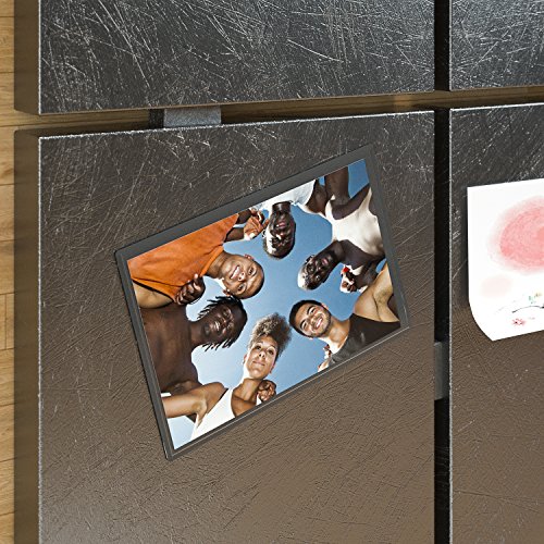 UnityStar 30-Pack Magnetic Picture Frames for Refrigerator,Holds 4x6 Inch Photos,Black