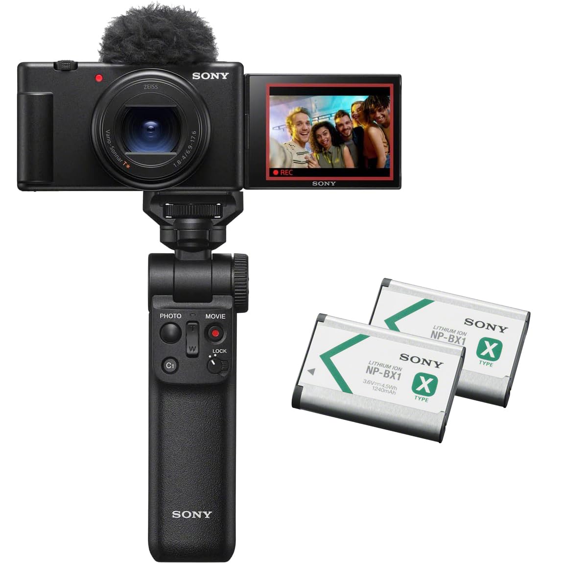 SONY ZV-1M2G VLOGCAM ZV-1 II シューティンググリップキット ブラック ソニーの商品画像