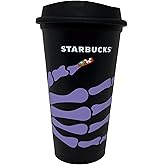 STARBUCKS Halloween Skeleton Hand Reusable Travel Mug/Cup/Tumbler Grande Medium, 16oz 473ml