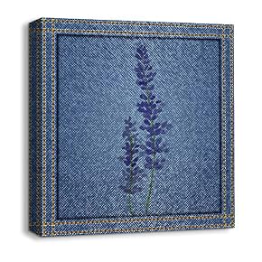 Canvas Wall Art Beautiful Jeans Fabric...