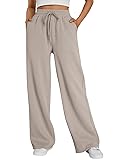 Trendy Queen Womens Wide Leg Sweatpants High