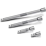 Powerbuilt 3/8" Dr.4 Piece Extension Bar Set 1-3/4", 3", 6", 8" bars - 640844