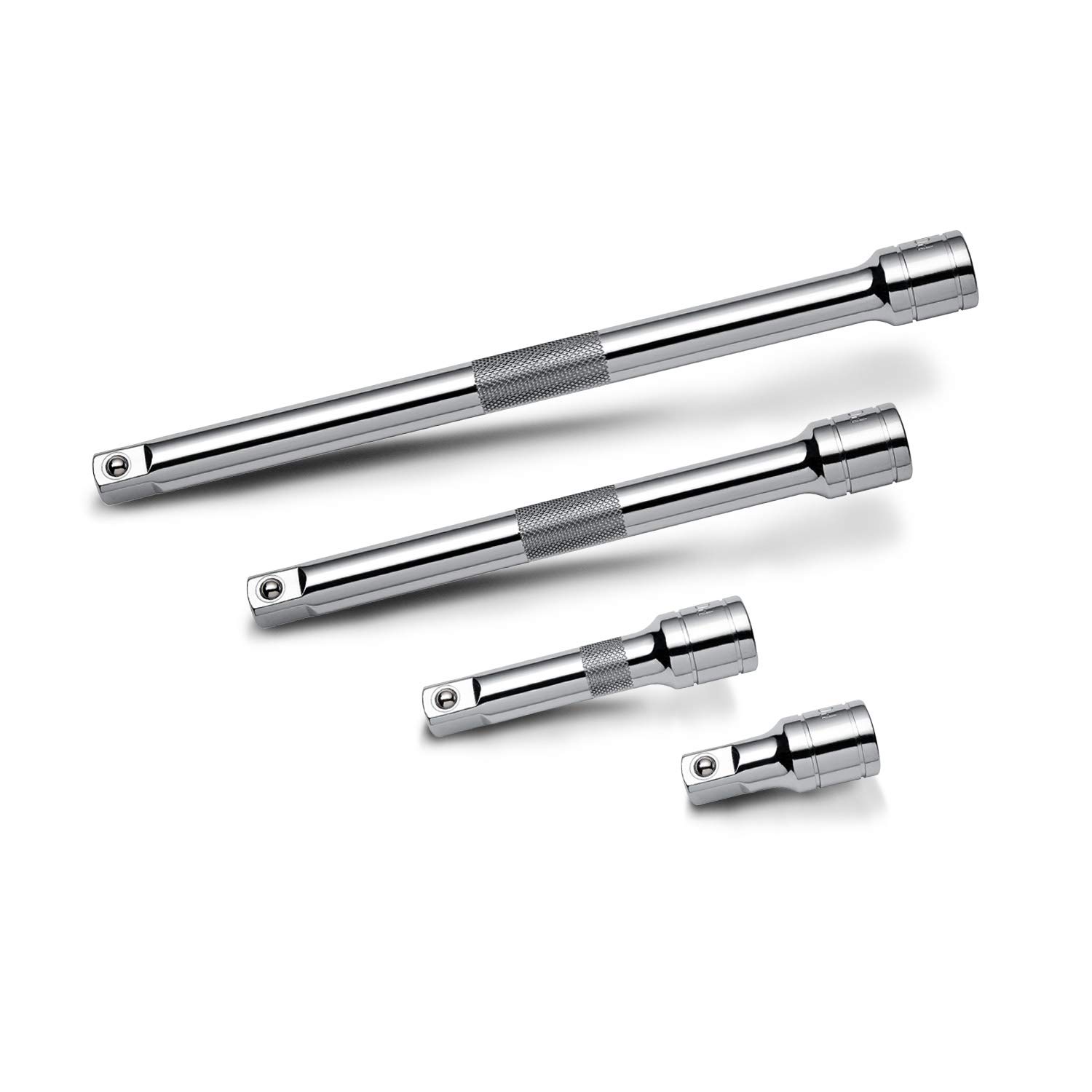 Powerbuilt 3/8" Dr.4 Piece Extension Bar Set 1-3/4", 3", 6", 8" Bars - 640844