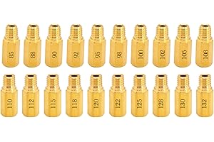 ZSDTRP 20pcs Carburetor Carb Main Jets Kit for PWK PD PE PJ FCR Keih-in O-KO Poli-ni Replacement Drive Further, Faster,Economy (KE 99101-357,#85-#132 SCL-2018090002-ZH-A08)