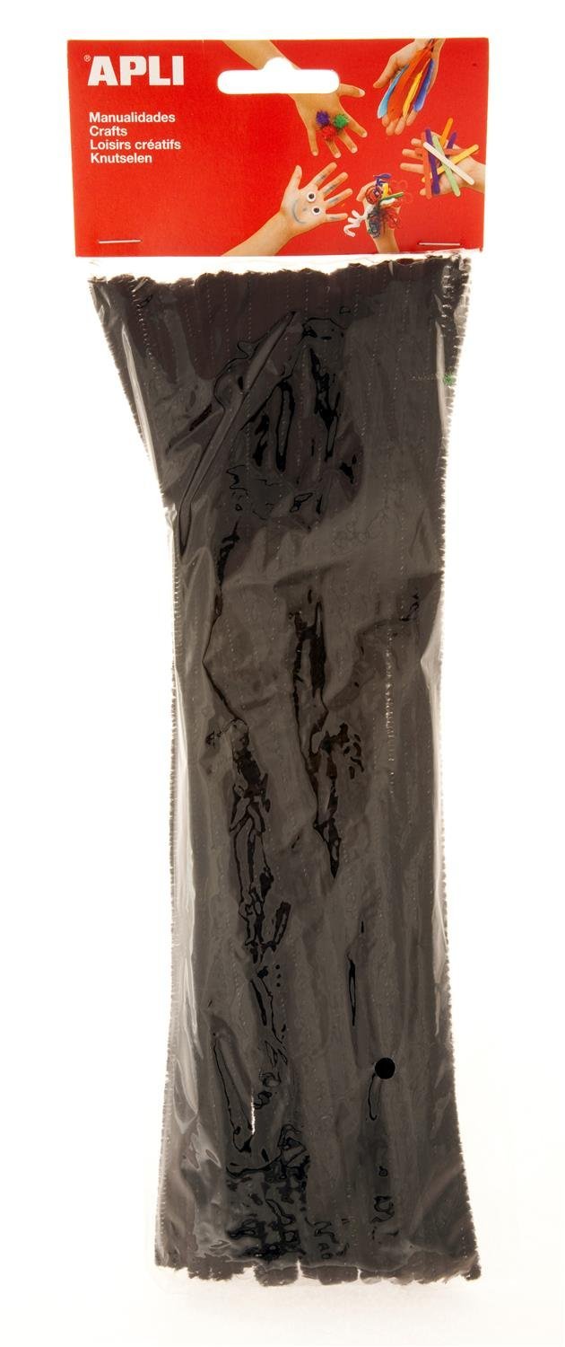APLI – Bag Pipe Cleaners Black, 50 pcs