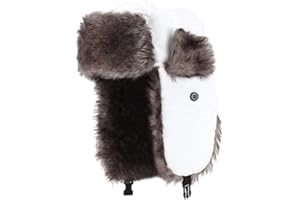 1Pc Unisex Trapper Hat with Ear Flaps, Bomber Winter Cap for Skiing, Outdoor Activities