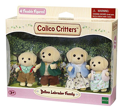 Calico Critters Yellow Lab Family