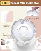 Lictin 2 Pcs Reusable Breast Milk Collection Shells Nursing Cups view 2