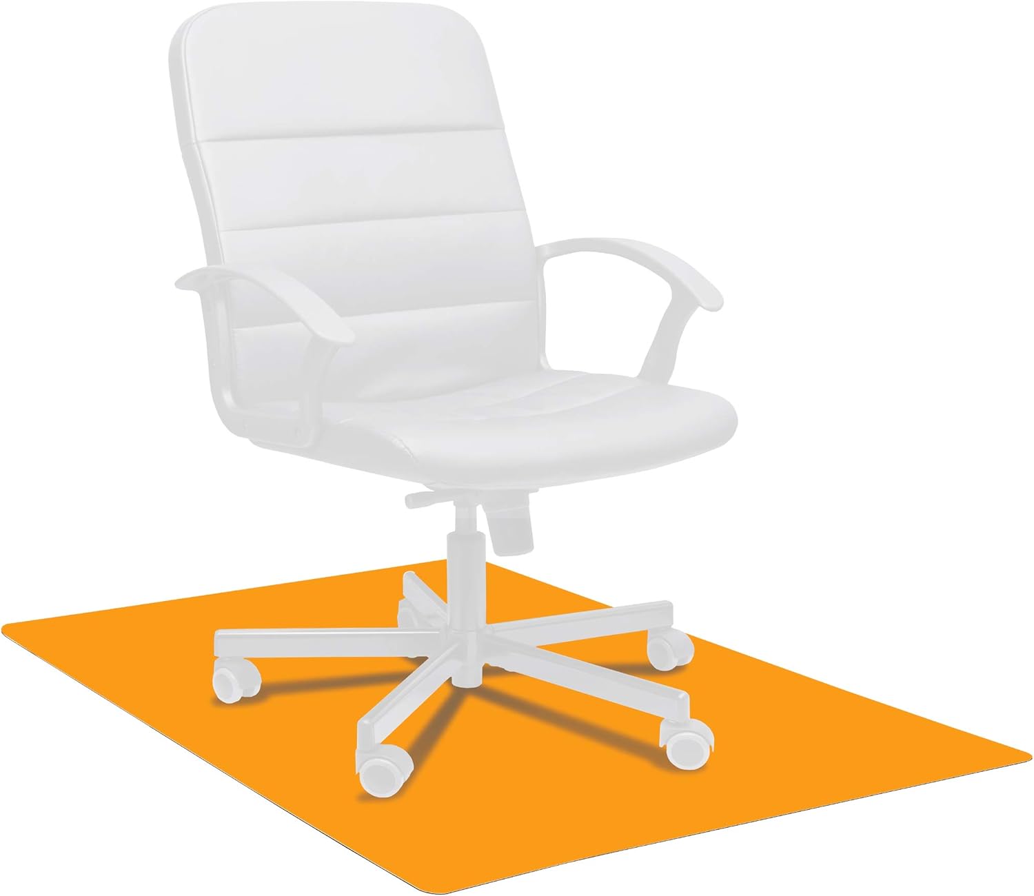 Basics Polycarbonate Chair Mat For Hard Floors - 47 Inches x 59 Inches : Office Products