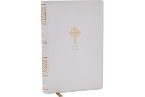 NRSVCE Sacraments of Initiation Catholic Bible, White Leathersoft, Comfort Print