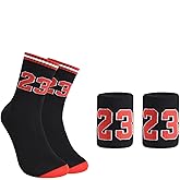 MKEUJSO Youth Basketball Socks Boys Girls,Sports Socks for Kids Athletic Sock & Wristband & Headband Age 6-14
