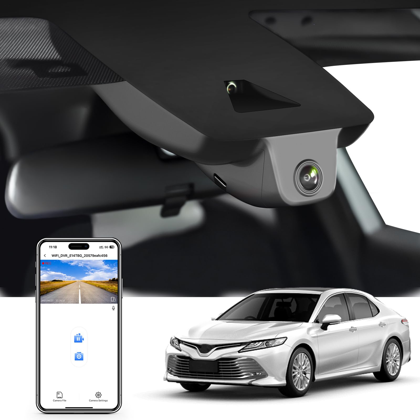 Mua 4K Dash Cam fit for Toyota Camry(Model A) Gen8 XV70 2021 2022 2023 ...