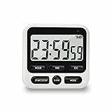 NKOVE Digital Kitchen Timer 24 Hour Clock and Alarm