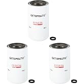 GETOPAUTO FF5636 Fuel Filter Compatible with Cummins ISC8.3 ISL9 ISB6.7 Engines for International Kenworth Mack Peterbilt Trucks Replaces FF5813,4940647,P550879,BF7924,33936(Set of 3)