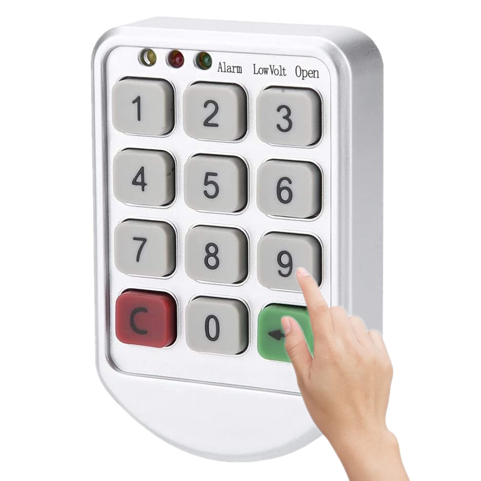 Electronic Cabinet Lock Kit Set, Keyless Digital Electronic Intelligent Password Keypad Number Cabinet Door Code Lock, Digital Cabinet Locker