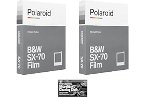 Polaroid Originals Black & White Film for SX70 Instant Camera - 2 Pack (16 Photos)