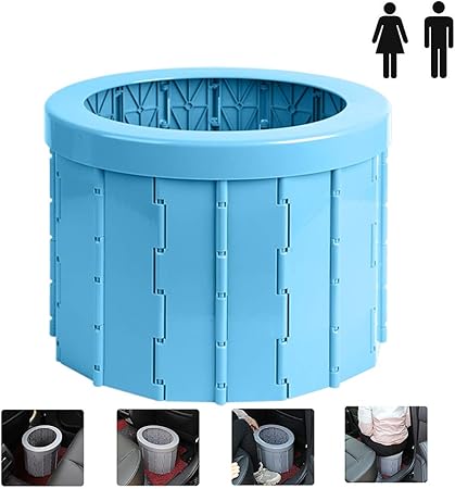 collapsible camping toilet