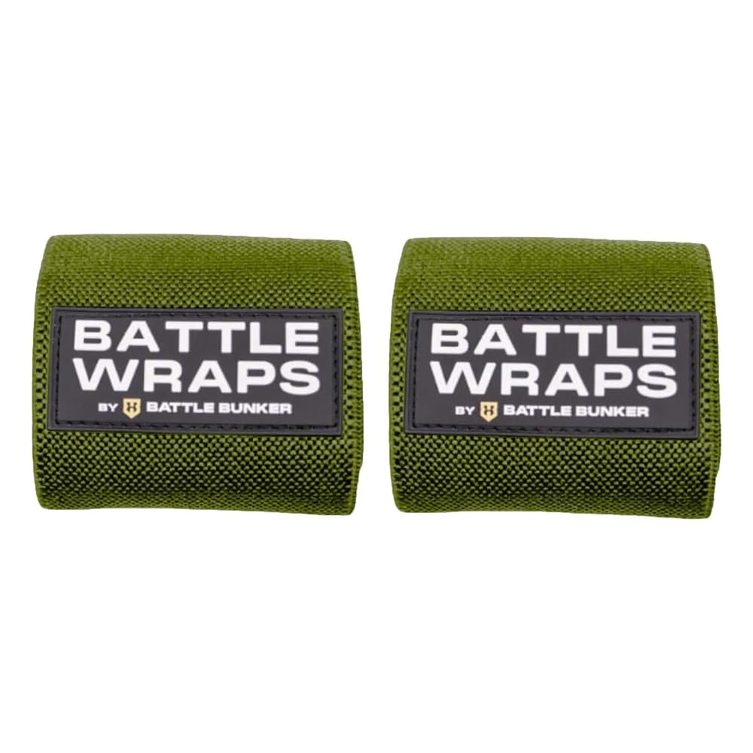 Photo 1 of Battle Bunker Wraps Wrist Wraps- Premium Gym Wrist Straps for Maximum Support & Comfort During Lifting-Wrist Straps for Weightlifting to Boost Control & Stability-Built for Confidence & Power-OD Green