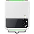 Samsung Galaxy Z Flip3 Silicone Cover with Strap - Official Case - White