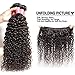 ALI JULIA Hair 3-pack Bundles 10A Malaysian Virgin Curly Hair Weft Unprocessed Human Hair Weft Extensions Natural Color (20 22 24 inch)
