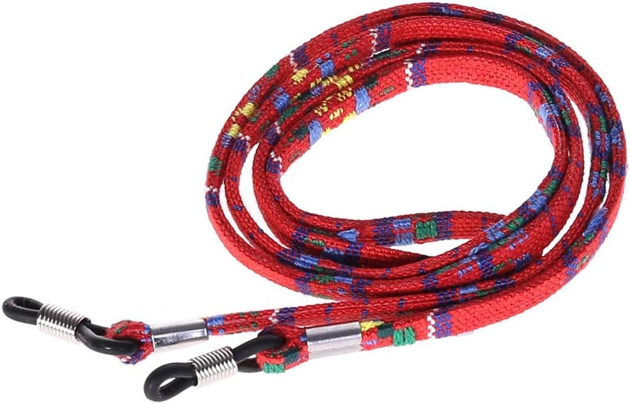 Eyeglass Sunglasses Cotton Neck String Cord Retainer Strap Eyewear Lanyard Holder with Good Silicone Loop