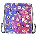 Print Sackpack Drawstring Backpack Casual Daypacks School Bags (Cats-S)