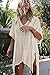 Loritta Bathing Suit Cover Ups for Women Swimsuit Coverup Chiffon Bikini Beach Coverups for Swimwear Gifts, Pink