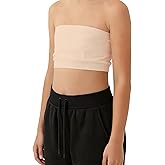 Kurve Girl’s Bandeau Tube Bra – Strapless Cropped Sports Bralette Seamless Crop Top UV Protective Fabric UPF50+ Made in USA