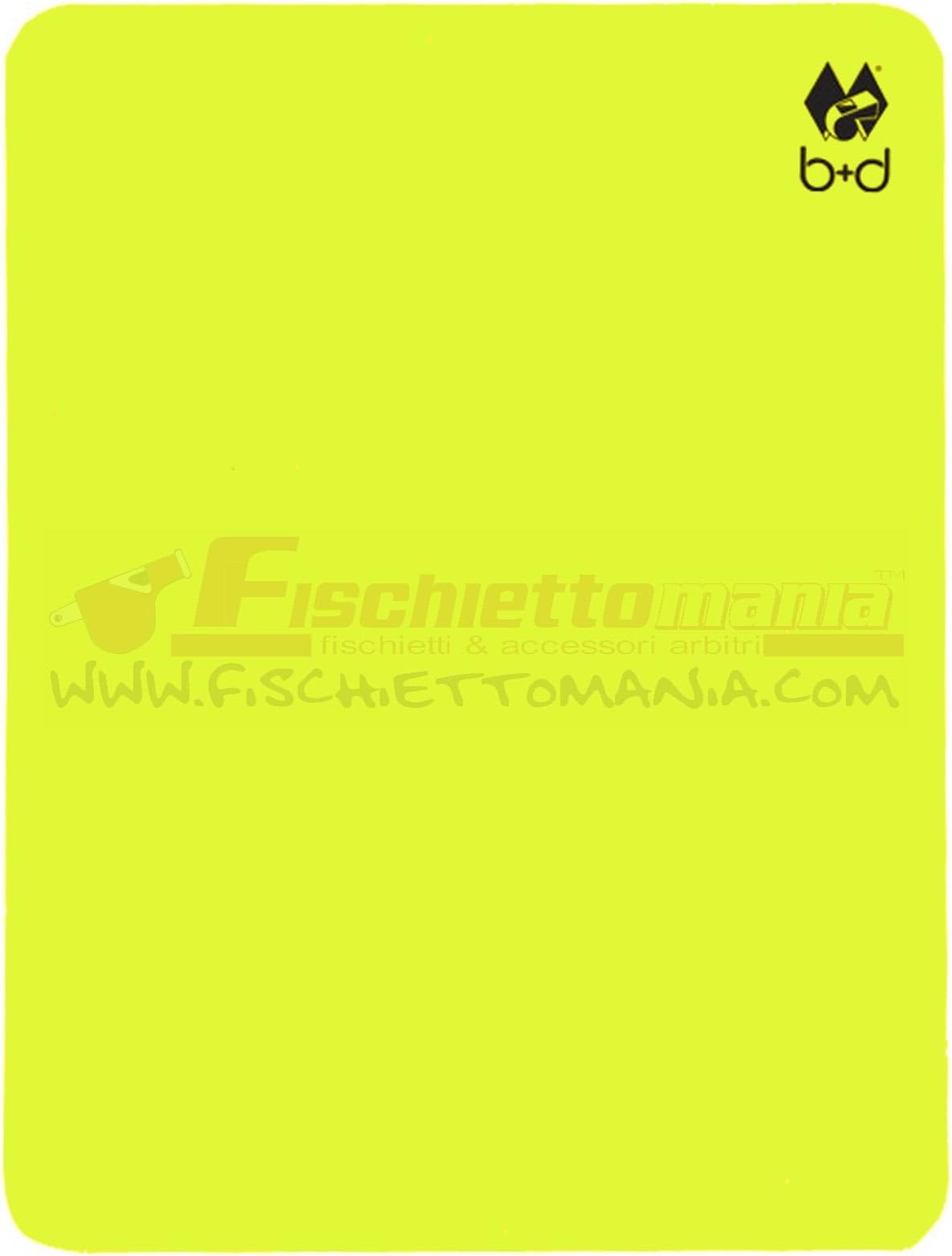 B + D Referee Disz Iplinar Card