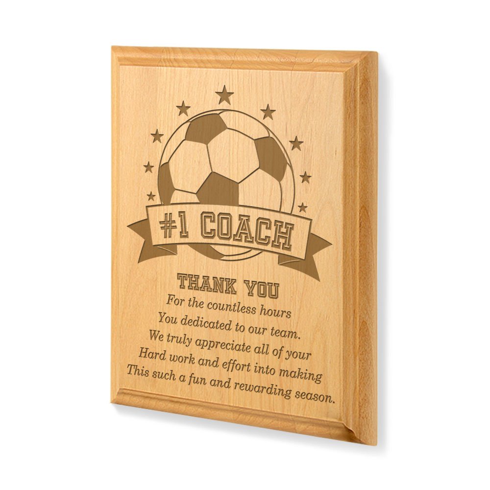 Kate Posh 1 Soccer Coach Plaque and Award Home & Kitchen